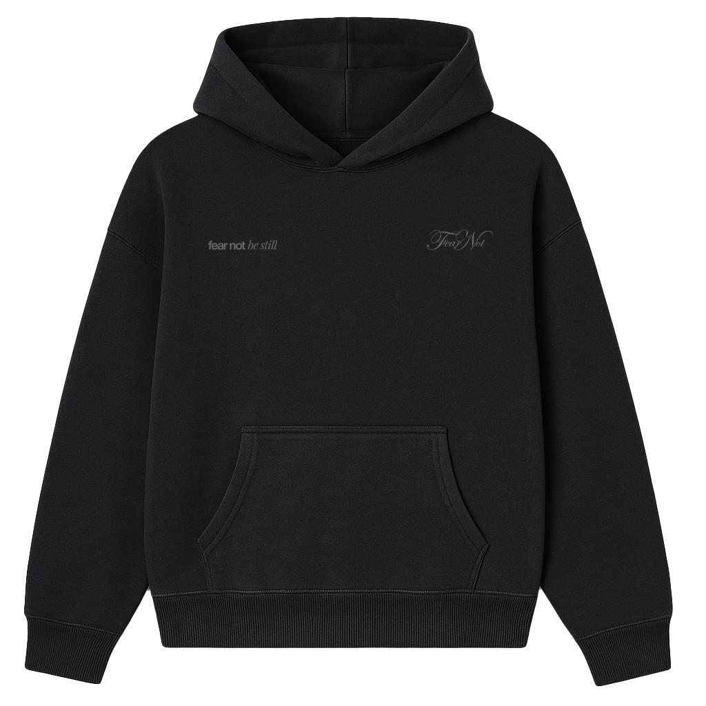 STILL "Be Still & Know" Black Premium Hoodie