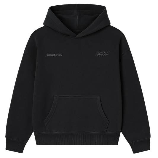 STILL "Be Still & Know" Black Premium Hoodie
